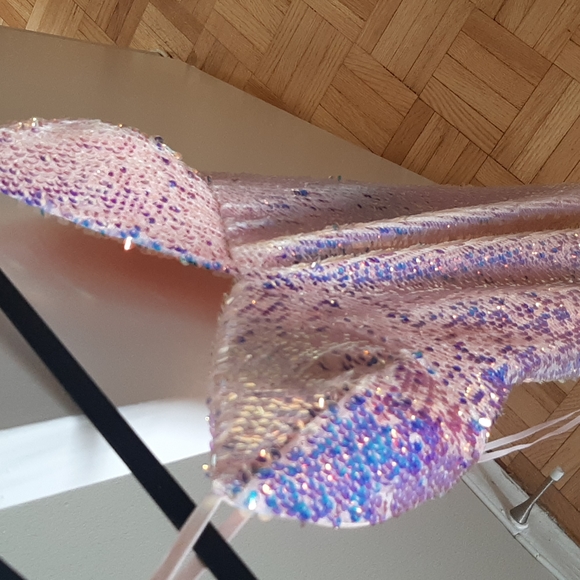 Fashion Nova Blush Sequin Mini Dress - Picture 2 of 4